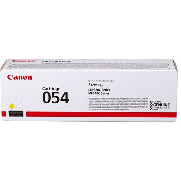 Toner Canon CRG 054, 1200 stran žlutý

