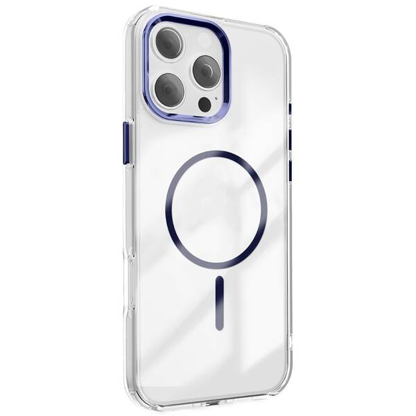 Kryt na mobil CPA Clear Thin Mag na Apple iPhone 15 modrý/průhledný

