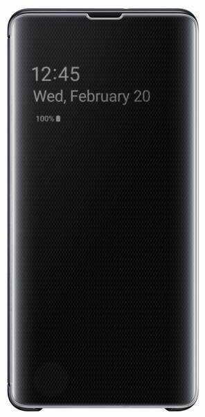 Pouzdro na mobil flipové Samsung na Galaxy S10+ černé

