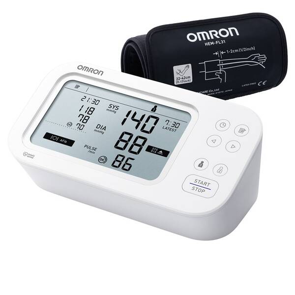 Tlakoměr na paži OMRON M6 Comfort AFib NEW bílý

