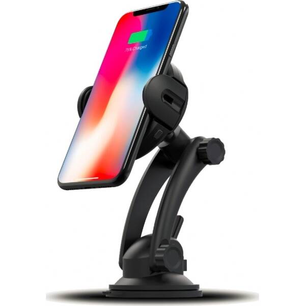Držák na mobil WG Wireless Charger se senzorem, 10W černý

