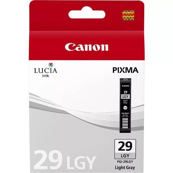 Inkoustová náplň Canon PGI-29 LGY, 1320 stran šedá


