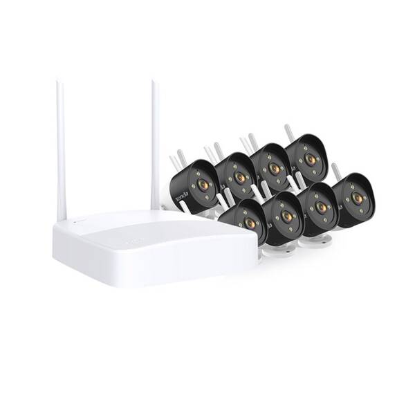 Kamerový systém Tenda K8W-3TC, 8x kamera, noční svícení černá barva
