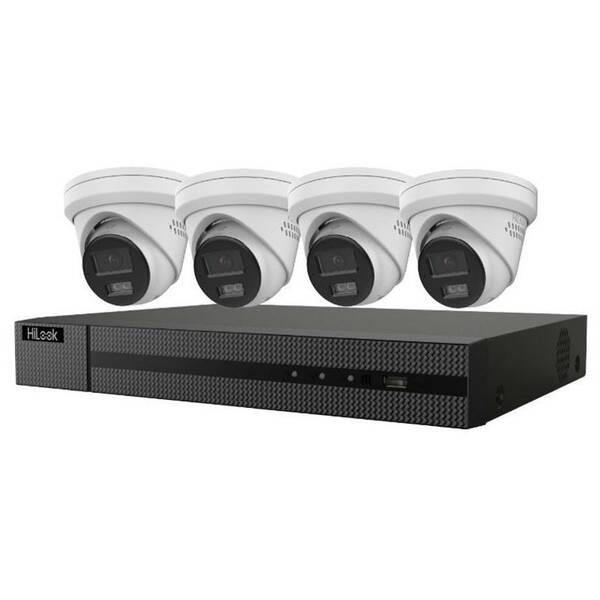 Kamerový systém HiLook Smart Hybrid Light KIT 4K Turret 2TB černý/bílý

