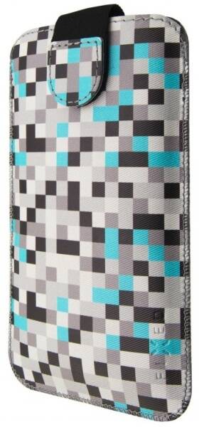 Pouzdro na mobil FIXED Soft Slim Elements 3XL (vhodné na 5") - grey dice 

