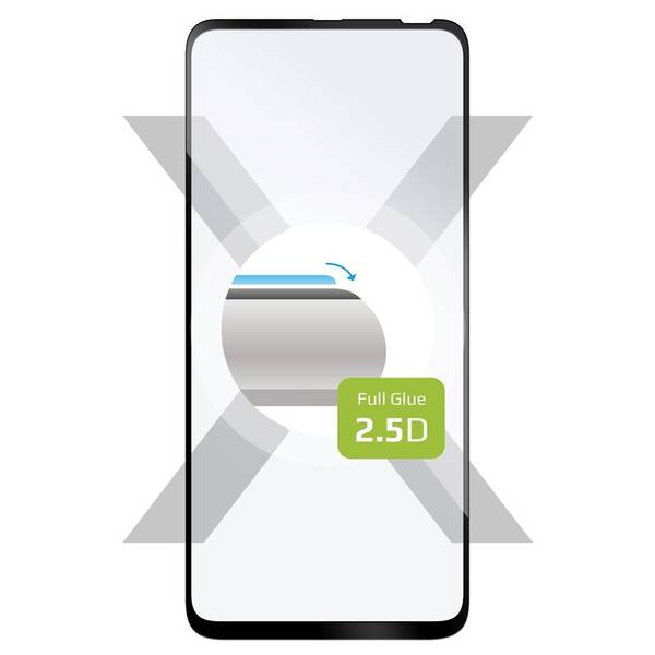 Tvrzené sklo FIXED Full-Cover na Motorola One Fusion+ černé


