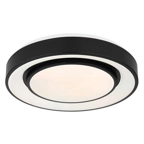 Stropní svítidlo GLOBO Sully, 38 cm, LED, 24W, RGB černé

