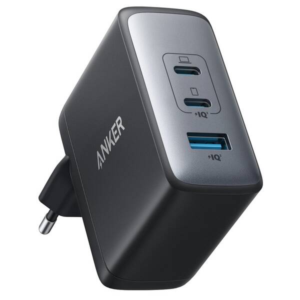 Nabíječka do sítě Anker PowerPort III GaN 1x USB, 2x USB-C, 100W černá

