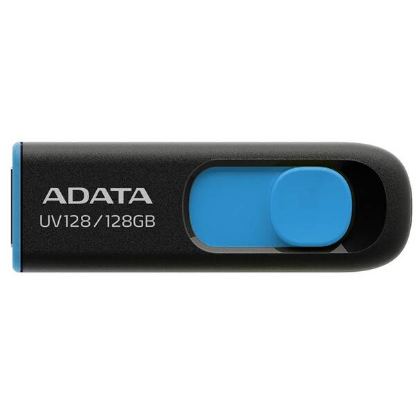 USB Flash ADATA UV128 128GB černý/modrý


