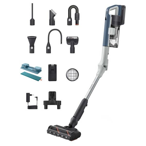 Tyčový vysavač Philips XC3373/10 tyrkysový

