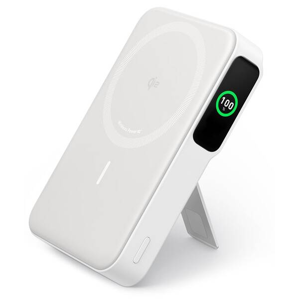 Powerbanka Anker MagGo 10000mAh, 27W bílá

