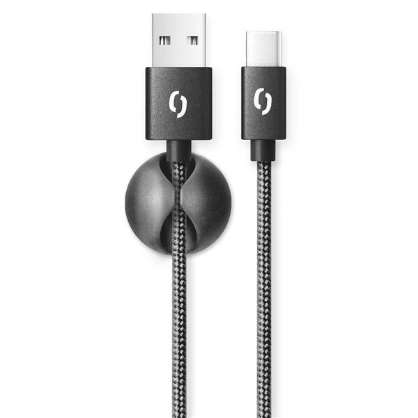 Kabel Aligator Premium USB/USB-C, 2m černý

