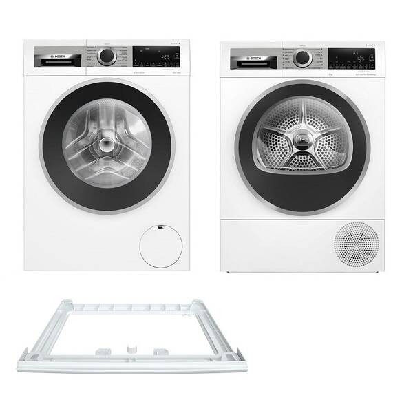 Set výrobků Bosch WGG244Z2CS + WQG245DMCS + WTZ27410 bílý

