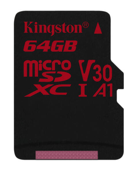 Paměťová karta Kingston microSDXC 64GB UHS-I U3 (100R/80W) 

