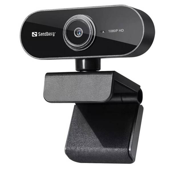 Webkamera Sandberg Webcam Flex 1080P HD černá barva
