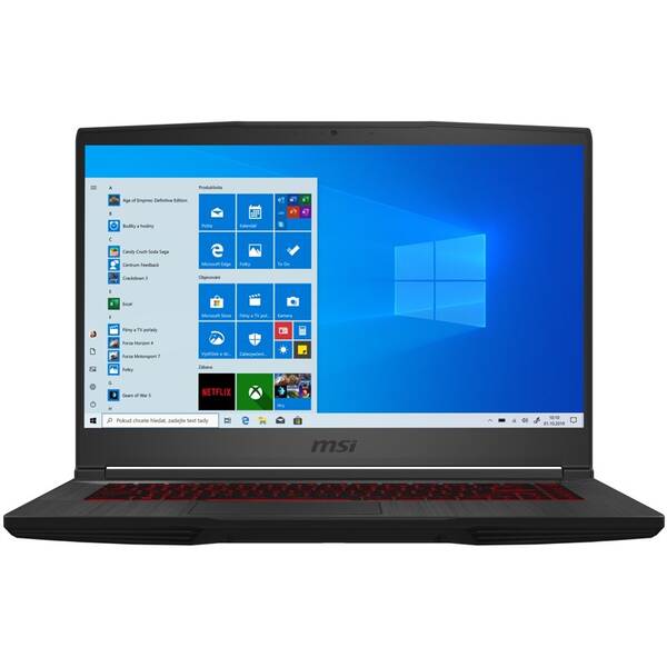 Notebook MSI GF65 Thin 10UE-098CZ černý

