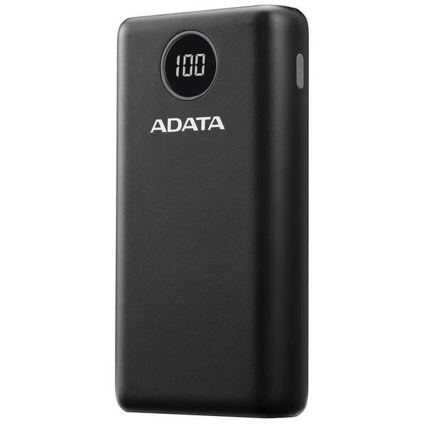Powerbanka ADATA P20000QCD 20000mAh, QC + PD 18W černá

