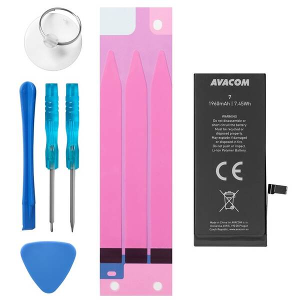Baterie Avacom pro Apple iPhone 7, Li-Ion 3,82V 1960mAh (náhrada 616-00255) 

