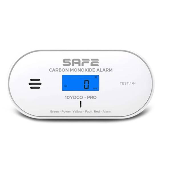 Senzor Safe 10YDCO-PRO, detektor CO bílý

