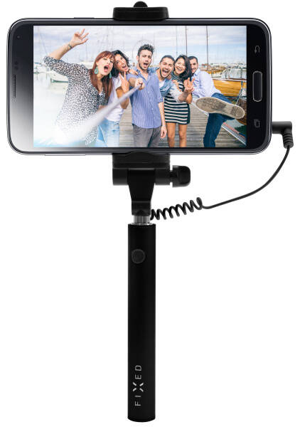 Selfie tyč FIXED Snap Mini - černá černá

