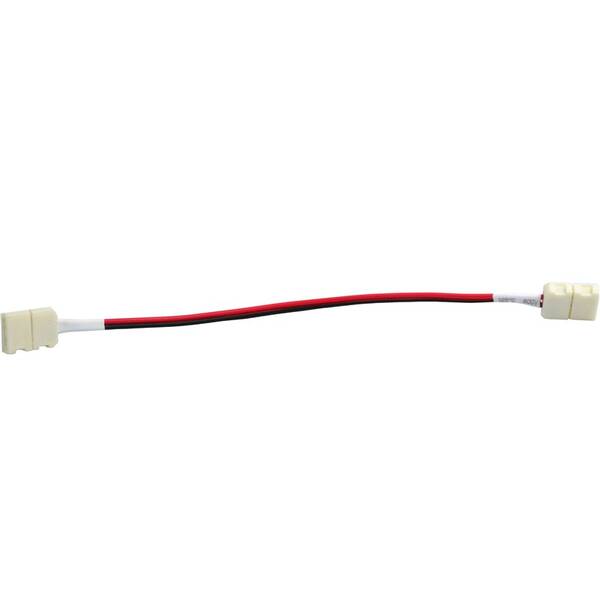 Kabel Solight propojovací, pro LED pásky 1cm, zacvakávací bílý

