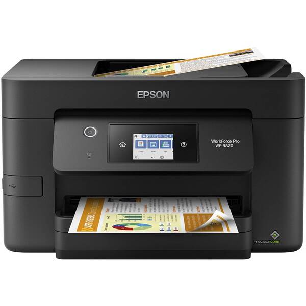 Tiskárna multifunkční Epson WF-3820DWF černá

