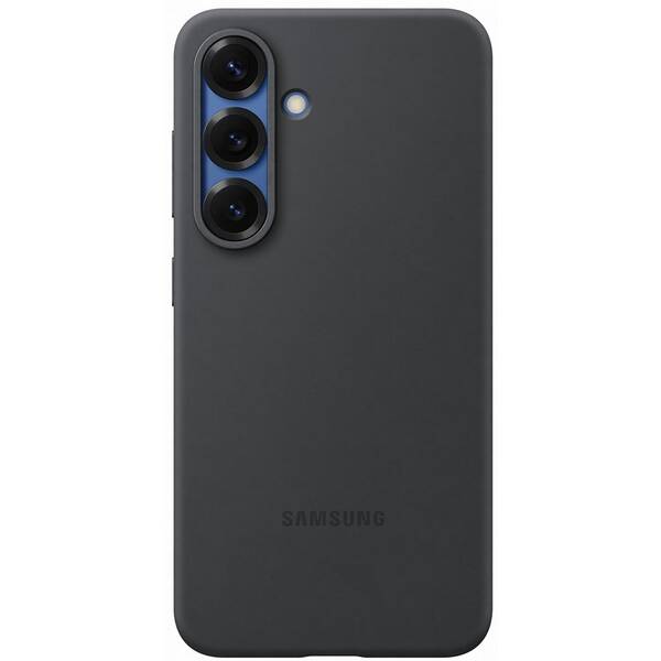 Kryt na mobil Samsung Silicone na Galaxy S25 černý

