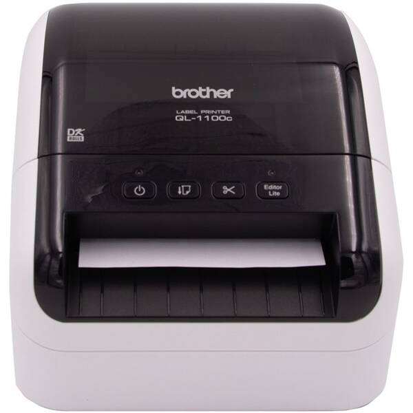 Tiskárna štítků Brother QL-1100C černá/bílá

