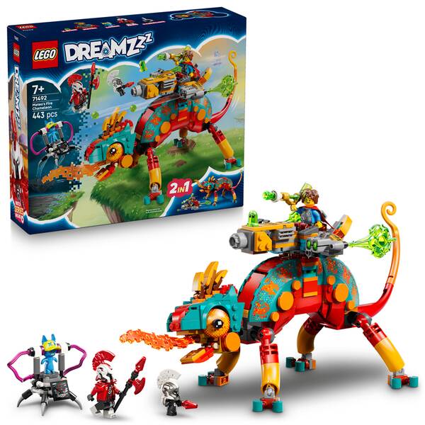 Stavebnice LEGO® DREAMZzz™ 71492 Mateo a jeho ohnivý chameleon 

