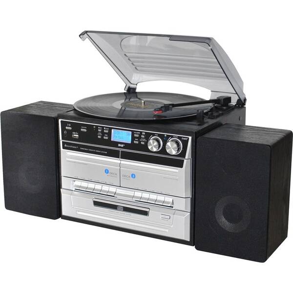 Mikrosystém Soundmaster MCD5550 SW černý/stříbrný

