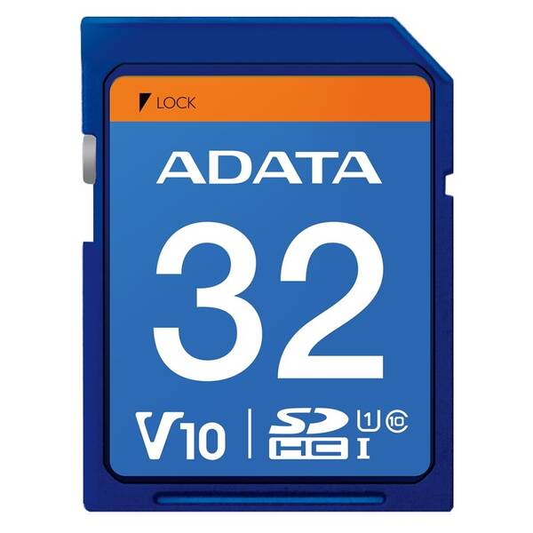 Paměťová karta ADATA Premier SDHC 32GB UHS-I Class 10 modrá

