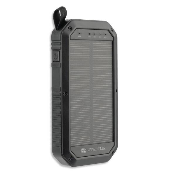 Powerbanka 4smarts TitanPack Outdoor 8000mAh, solární černá

