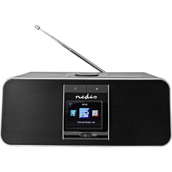 Internetový radiopřijímač s DAB+ Nedis RDIN5005BK černý

