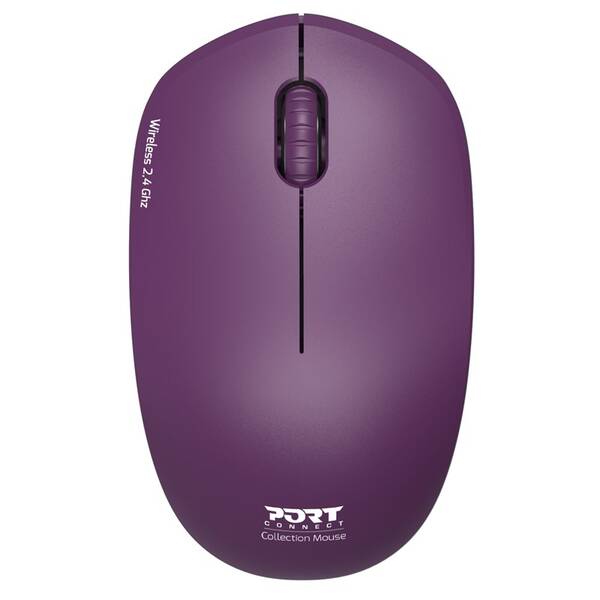 Myš PORT CONNECT Wireless Collection fialová

