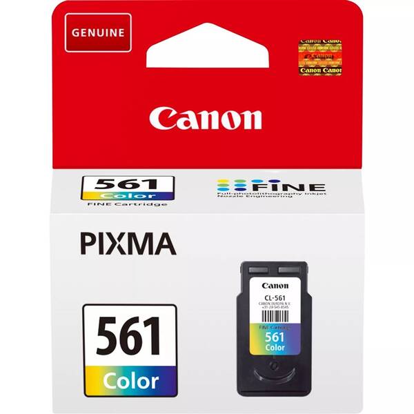Inkoustová náplň Canon CL561, 180 stran, vícebarevná

