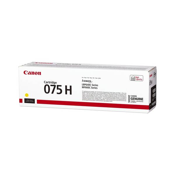 Toner Canon 075 H Y, 2500 str. žlutý

