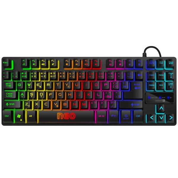 Klávesnice Connect IT NEO Compact CKB-3589-CS, CZ/SK černá barva

