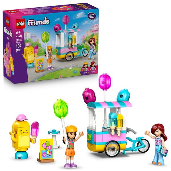 Stavebnice LEGO® Friends 42692 Stánek se zmrzlinou a balónky 

