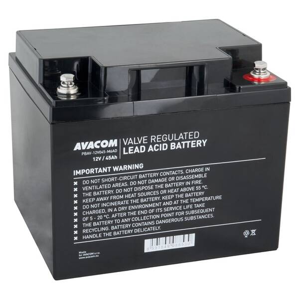 Olověný akumulátor Avacom 12V 45Ah M6 DeepCycle 

