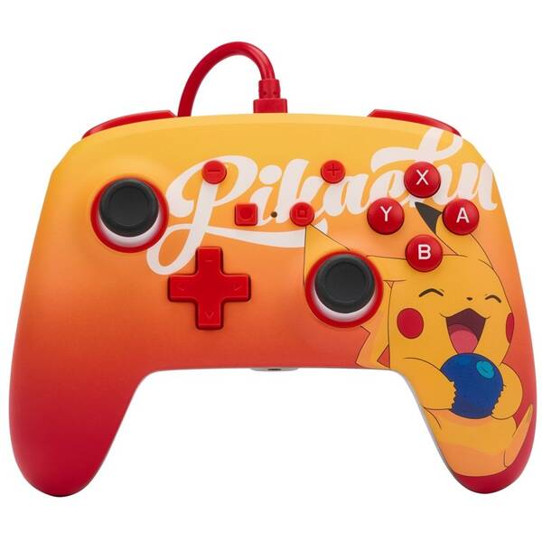 Gamepad PowerA Enhanced Wired - Nintendo Switch -  Oran Berry Pikachu 

