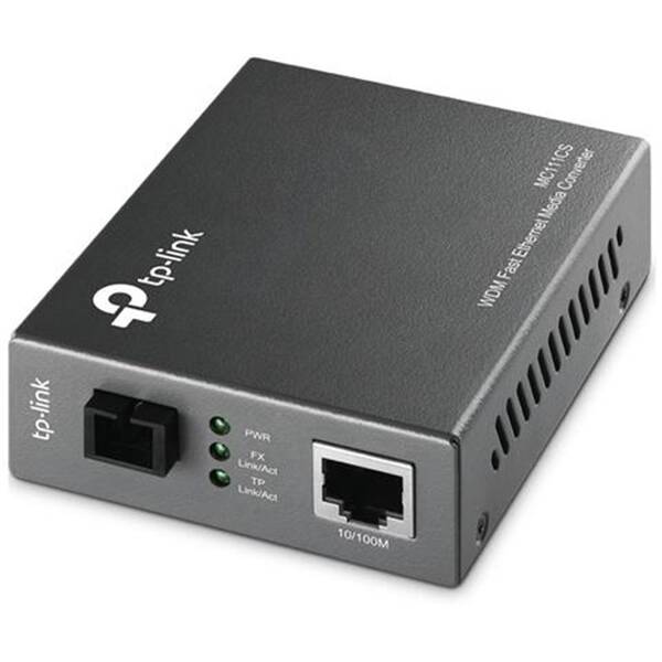 Média konvertor TP-Link MC111CS černý

