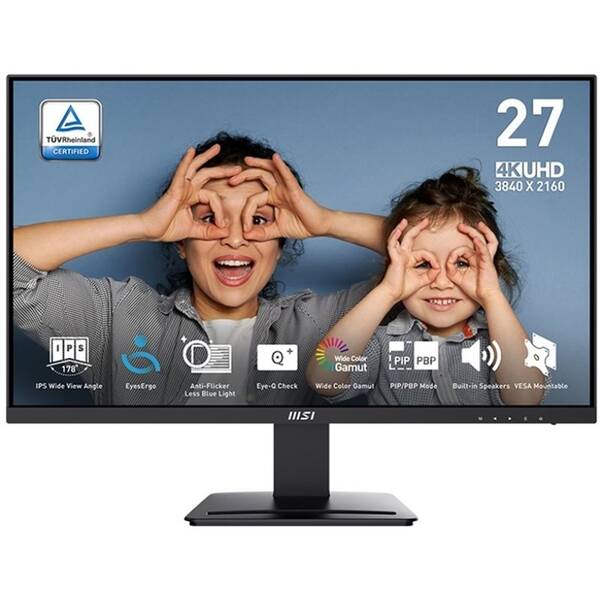 Monitor MSI PRO MP273U černý

