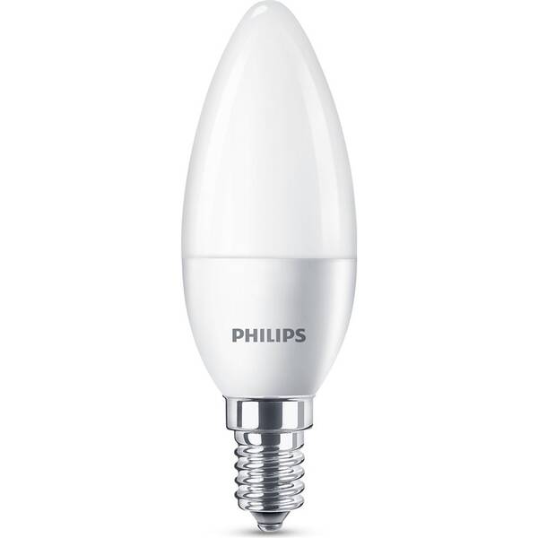 Žárovka LED Philips svíčka, 5W, E14, studená bílá 

