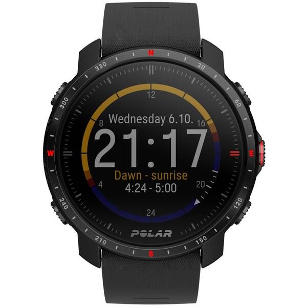 Chytré hodinky Polar Grit X Pro Black DLC, velikost M/L 

