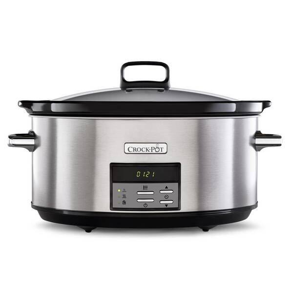 Pomalý hrnec CrockPot CSC063X černý/nerez

