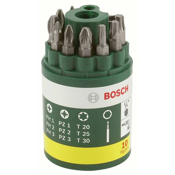Sada bitů Bosch (10 ks) 

