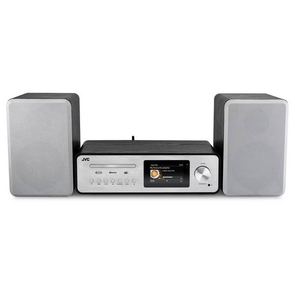Minisystém JVC MX-E455S stříbrný

