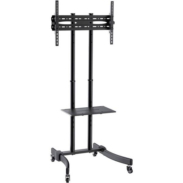 Stojan pro TV AQ pro úhlopříčku 37"-70", nosnost 40kg černý

