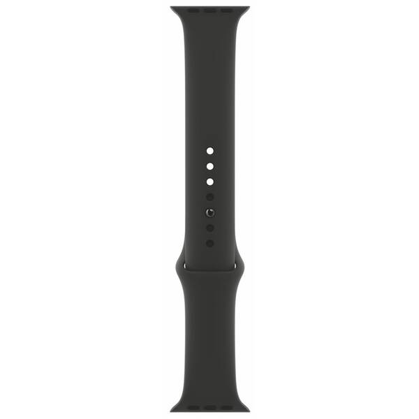 Řemínek Apple Watch 44mm černý sportovní - S/M a M/L 

