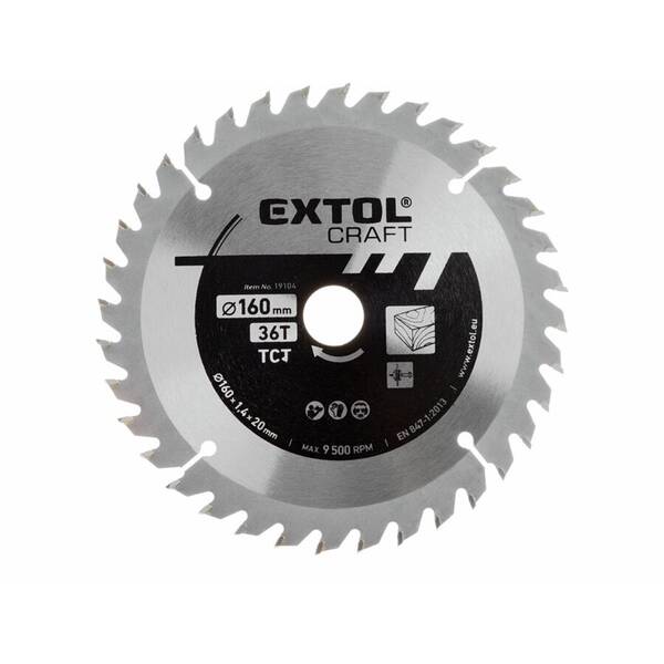 Kotouč pilový Extol Craft 19104 160x1,4x20mm, 36T 

